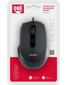 Мышь Smart Buy  265 K                     (USB, 2400dpi,Optical) Black Блис..
