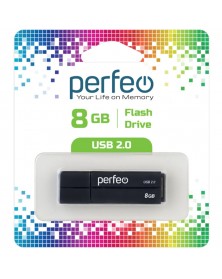 USB Флеш-Драйв    8Gb  Perfeo  C 01 G2 Color Mix..