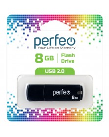 USB Флеш-Драйв    8Gb  Perfeo  C 05 Color Mix..