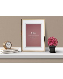 Ф/Рамка  FFM - 5023  Металл 15*21  Золотая..