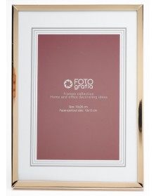 Ф/Рамка  FFM - 5023  Металл 15*21  Золотая..