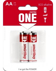 Батарейка SB ONE-Eco    LR6  Alkaline  (  2BL)(24)(240)..