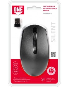 Мышь Smart Buy  280 AG-K               (Nano,1600dpi,Optical) Black Беспров..