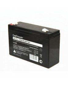 Аккумулятор GoPower VRLA  6v - 12 Ah    Свинц.- кислотный  AGM  (1 / 10)..