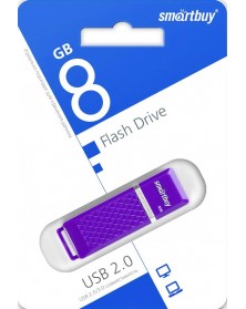 USB Флеш-Драйв    8Gb  Smart Buy Quartz Color Mix..
