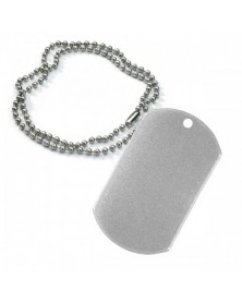 Брелок Армейский жетон с цепочкой серебро	 ( по 10 шт )																				..