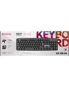 Клавиатура DEFENDER    440    Next                (USB)         Black..