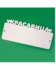 Номер на коляску деревянный для сублимации Красавица ..