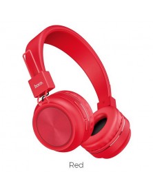 Гарнитура Hoco W 25                         (Полноразмерная) (10) Red  HiFi..