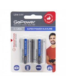 Батарейка GoPower           LR-14  (2BL)(12)(192) 1.5V ..