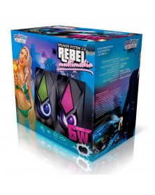 Колонки Smart Buy (SBA 4220)                2.0 (2*   3W)  Rebel Пластик, п..