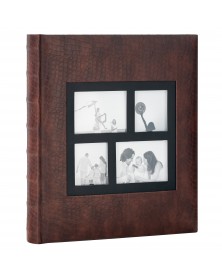 Ф/альбом ЯМ 500 ф.FA-EBBM500 - 860, кн.пер, иск.кожа, коричневый, классика ..