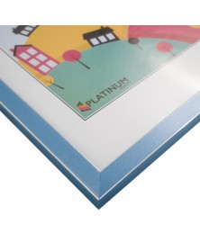 Ф/Рамка PLATINUM пласт. 21*30 АКВАРЕЛЬ Лазурный, с ножкой (12/24).. Ф/Рамка PLATINUM пласт. 21*30 АКВАРЕЛЬ Лазурный, с ножкой (12/24)..