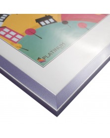 Ф/Рамка PLATINUM пласт. 21*30 АКВАРЕЛЬ Лиловый, с ножкой (12/24).. Ф/Рамка PLATINUM пласт. 21*30 АКВАРЕЛЬ Лиловый, с ножкой (12/24)..