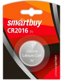 Батарейка SMARTBUY      CR2016  ( 1BL)(  12)(  720)..