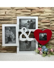 Ф/Рамка ЯМ FFC-2058  комби Fotografia 4 фото (3- 10*15 см + 1- 7.5*7.5 см) ..