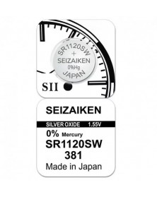 Батарейка SEIZAIKEN 381 (SR1120SW) Silver Oxide 1.55V (1/10/100)..