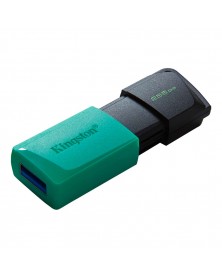USB Флеш-Драйв256Gb  Kingston  DT Exodia M USB 3.2 Black-Green Сдвижной кол..
