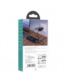 Сетевое Зарядное Устройство 220V- 2*USB выхода  Hoco C 88A  2.4A Black..