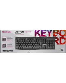 Клавиатура DEFENDER    719    Action               (USB,M-M) Black..