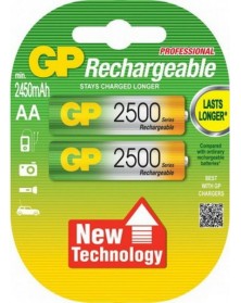 Аккумулятор GP               R6     (2500mAh)(2BL)(20)..