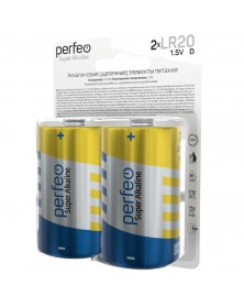 Батарейка PERFEO           LR-20  (2BL)(20/120) 1.5V..