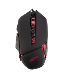 Мышь Perfeo  Active                      (USB, 6400dpi,Optical) Black Игров..