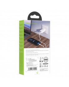 Сетевое Зарядное Устройство 220V- 2*USB выхода  Hoco C 88A  2.4A White..