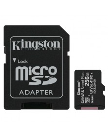 Карта памяти  MicroSDXC   256Gb (Class  10)  Kingston UHS-1 U1 +  Адаптер S..