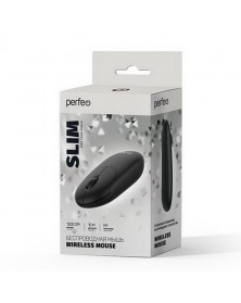 Мышь Perfeo  Slim                            (Nano,1200dpi,Optical) Black Б..