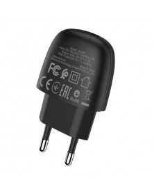 Сетевое Зарядное Устройство 220V- 1*USB выход   Borofone BA 49A  2.1A Black..