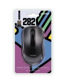 Мышь Smart Buy  282 AG-K               (Nano,1600dpi,Optical) Black,Беспров..