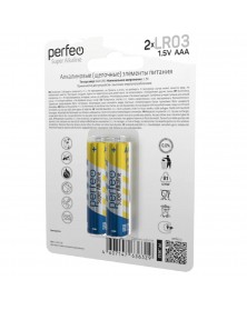 Батарейка PERFEO          LR03  Alkaline  (  2BL)(60)(480)  Super Alkaline ..