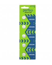 Батарейка PERFEO           CR1216  ( 5BL)(100) Lithium Cell  3 V..