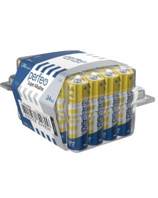 Батарейка PERFEO            LR6  Alkaline  (24)(120)  Plastic Box 24   Supe..