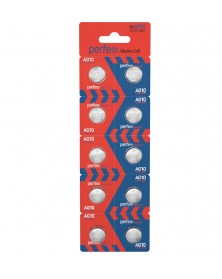 Батарейка PERFEO   G10       (10BL)(1600)  389/LR1130/LR54/189/GP89A/SR1130..