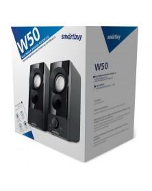 Колонки Smart Buy (SBA 4900)                2.0 (2*   3W)  W50 Пластик, Bla..