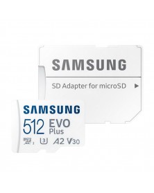 Карта памяти  MicroSDXC   512Gb (Class  10)  Samsung +  Адаптер SD Evo Plus..