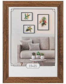 ФотоРамка IA  МДФ  15*21  C22  Мокко, вставка  ПЭТ              (50)..