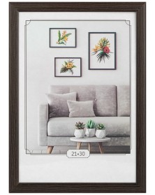 ФотоРамка IA  МДФ  21*30  C22  Венге, вставка  ПЭТ              (25)..