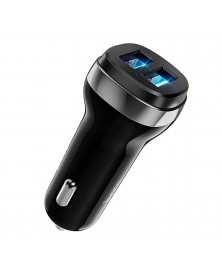 Автомобильное Зарядное Устройство 12V- USB 2*USB выхода Hoco Z 40 2.4A,Blac..