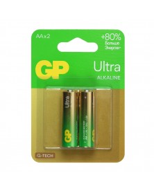 Батарейка GP ULTRA G-tech  LR6  Alkaline  1,5 V   (  2BL)(20)(160) ..