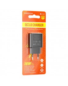 Сетевое Зарядное Устройство 220V- 1*USB выход   Borofone BA 72A  2.1A Black..