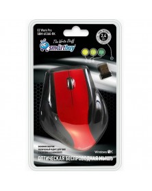 Мышь Smart Buy  613 AG-RK             (Nano,2000dpi,Optical) Black-Red Бесп..