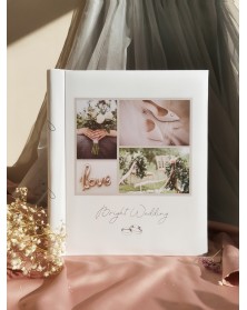 Ф/Альбом  PL - 003     SA-10 Магн.листов, внутр. спираль  (23*28)  Bright wedding    (12)