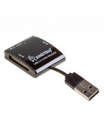 USB-картридер SmartBuy (SBR -713-K) Black.. USB-картридер SmartBuy (SBR -713-K) Black..