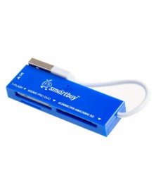 USB-картридер  SmartBuy  (SBR  -717-B) Blue..