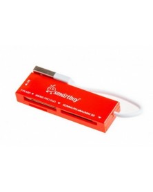 USB-картридер  SmartBuy  (SBR  -717-R) Red..