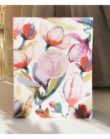 Ф/Альбом  PL-007-2   100 фото  10*15  с кармашками, Flora art, Магнолия    ..