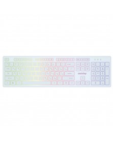 Клавиатура SmartBuy  SBK-305U-W                   (USB)         White Подсв..